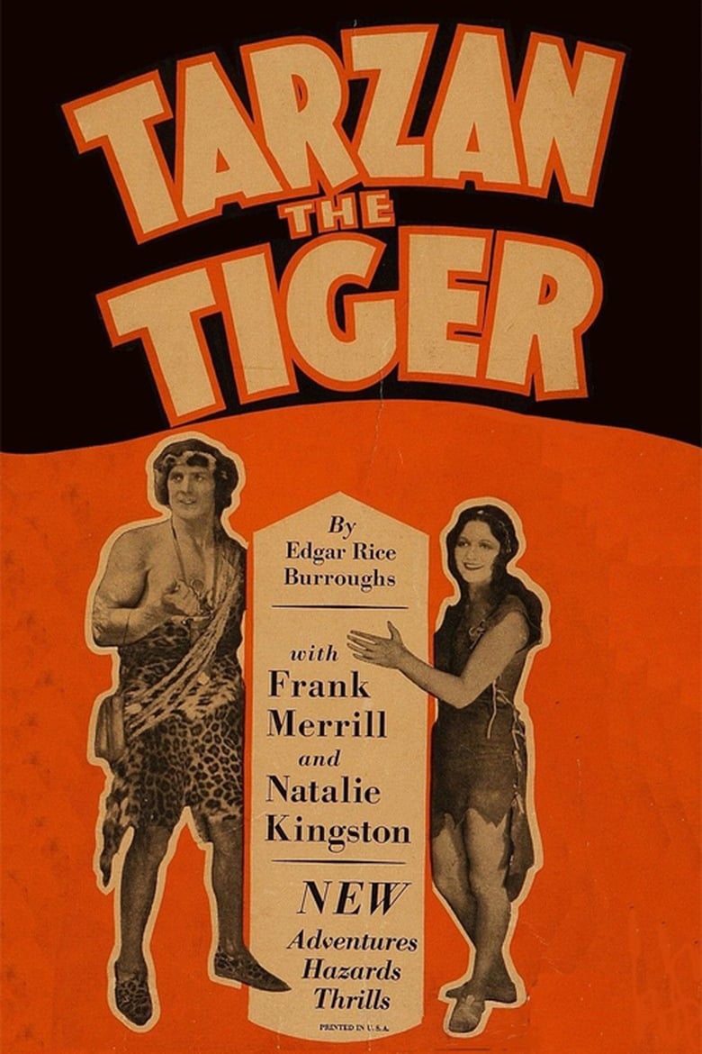 affiche du film Tarzan le tigre