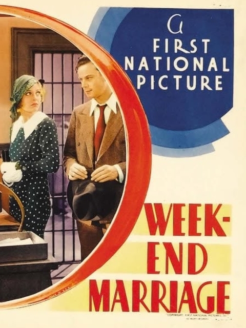 affiche du film Week-End Marriage