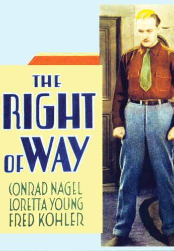 affiche du film The Right of Way