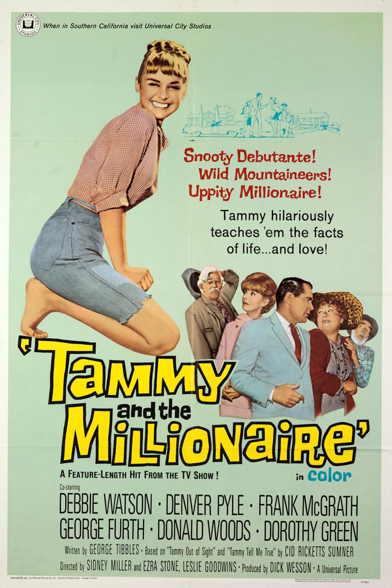 affiche du film Tammy and the Millionaire