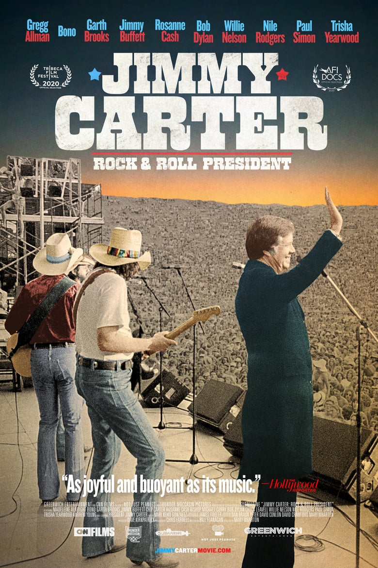 affiche du film Jimmy Carter : Le président rock'n'roll