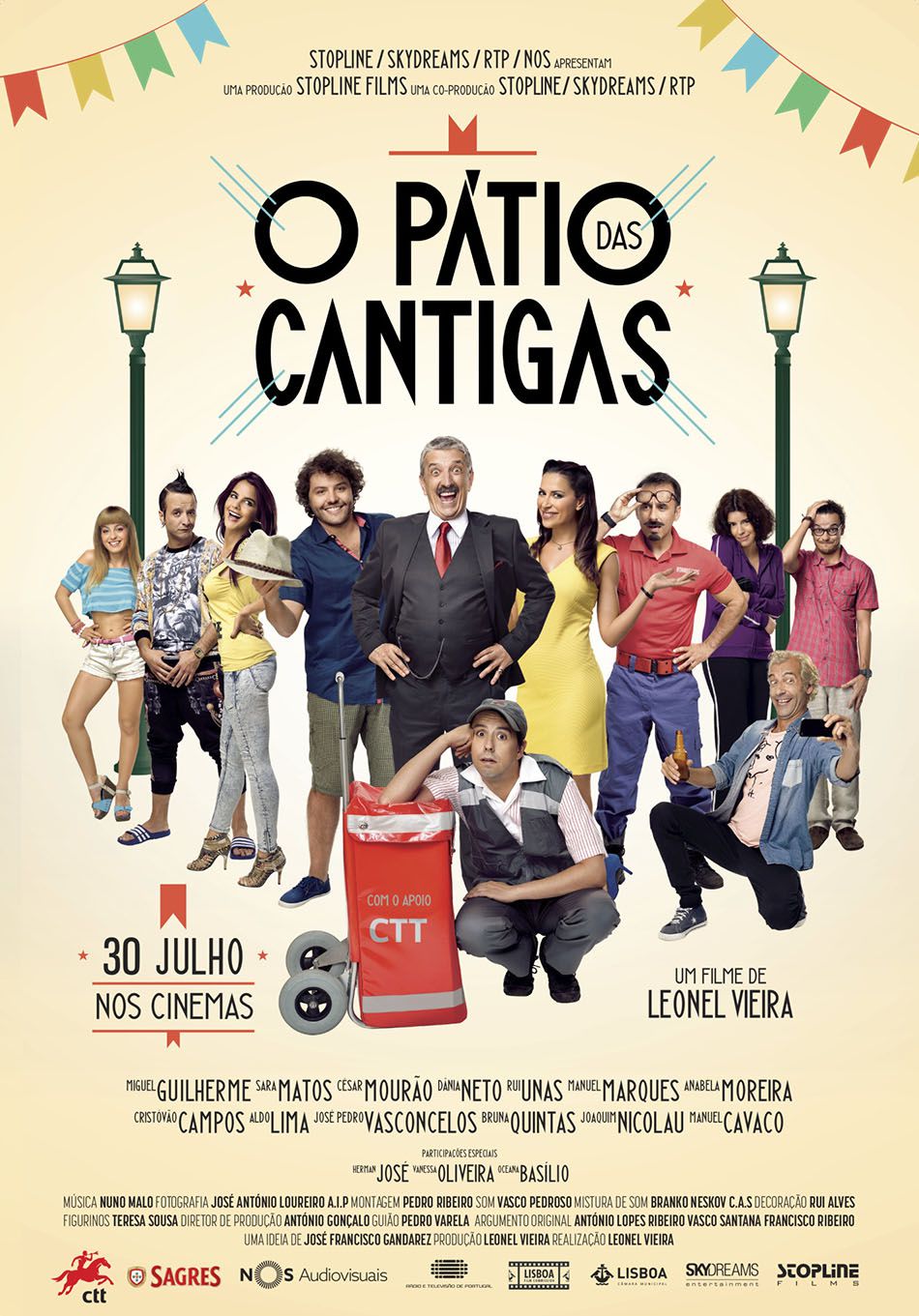 affiche du film O Pátio das Cantigas