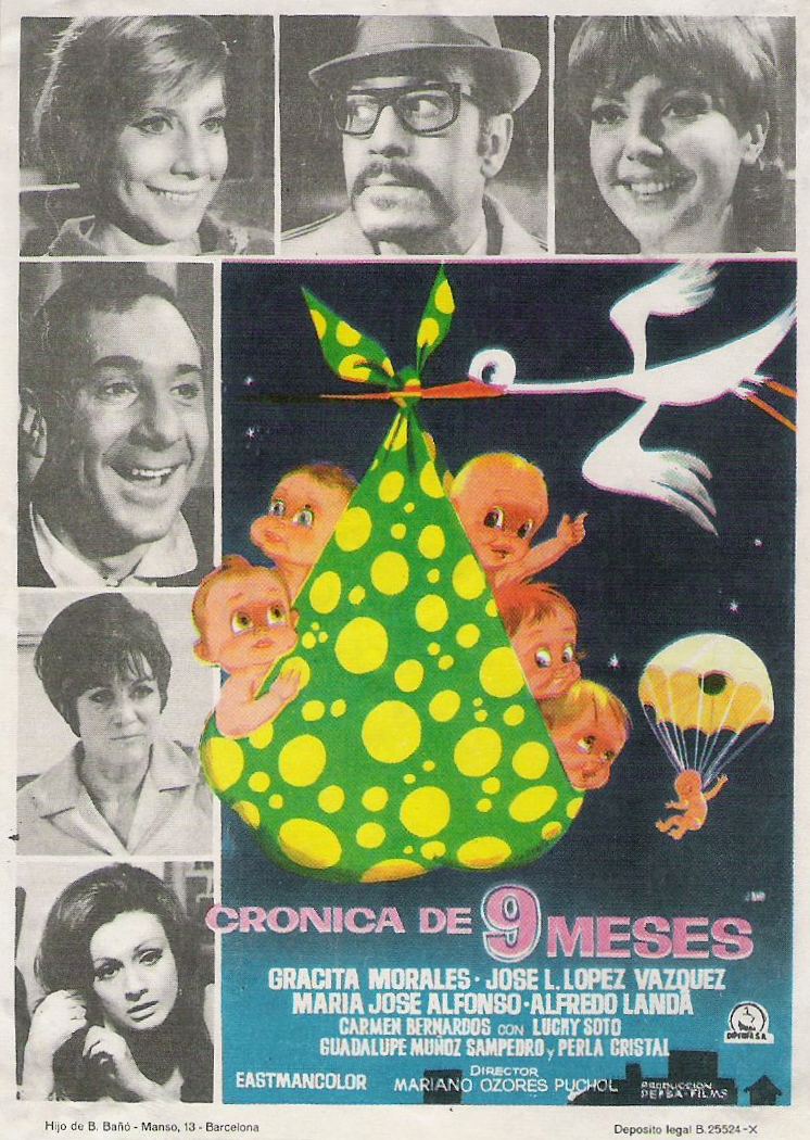 affiche du film Crónica de nueve meses