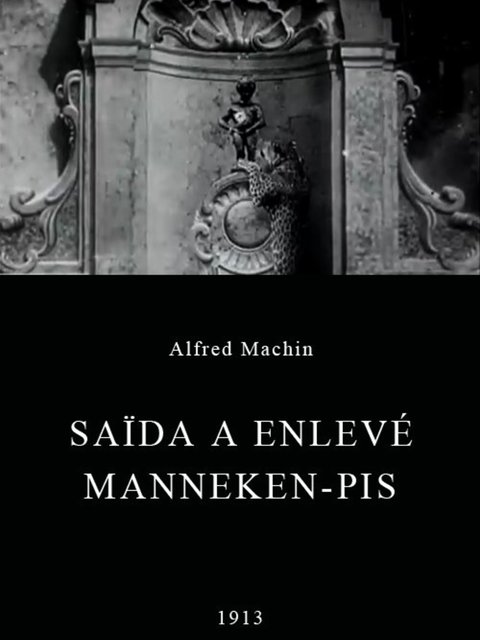 affiche du film Saïda a enlevé le Manneken-Pis