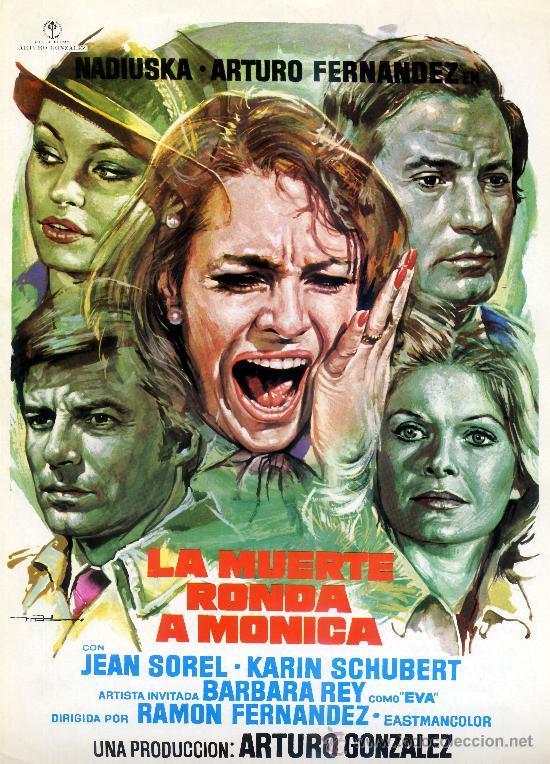 affiche du film La muerte ronda a Mónica