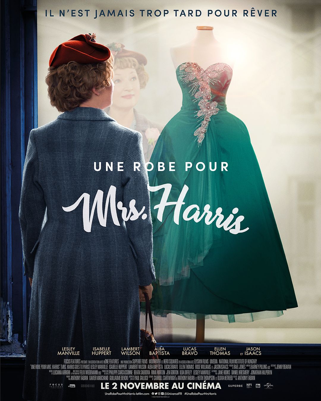 affiche du film Une robe pour Mrs. Harris