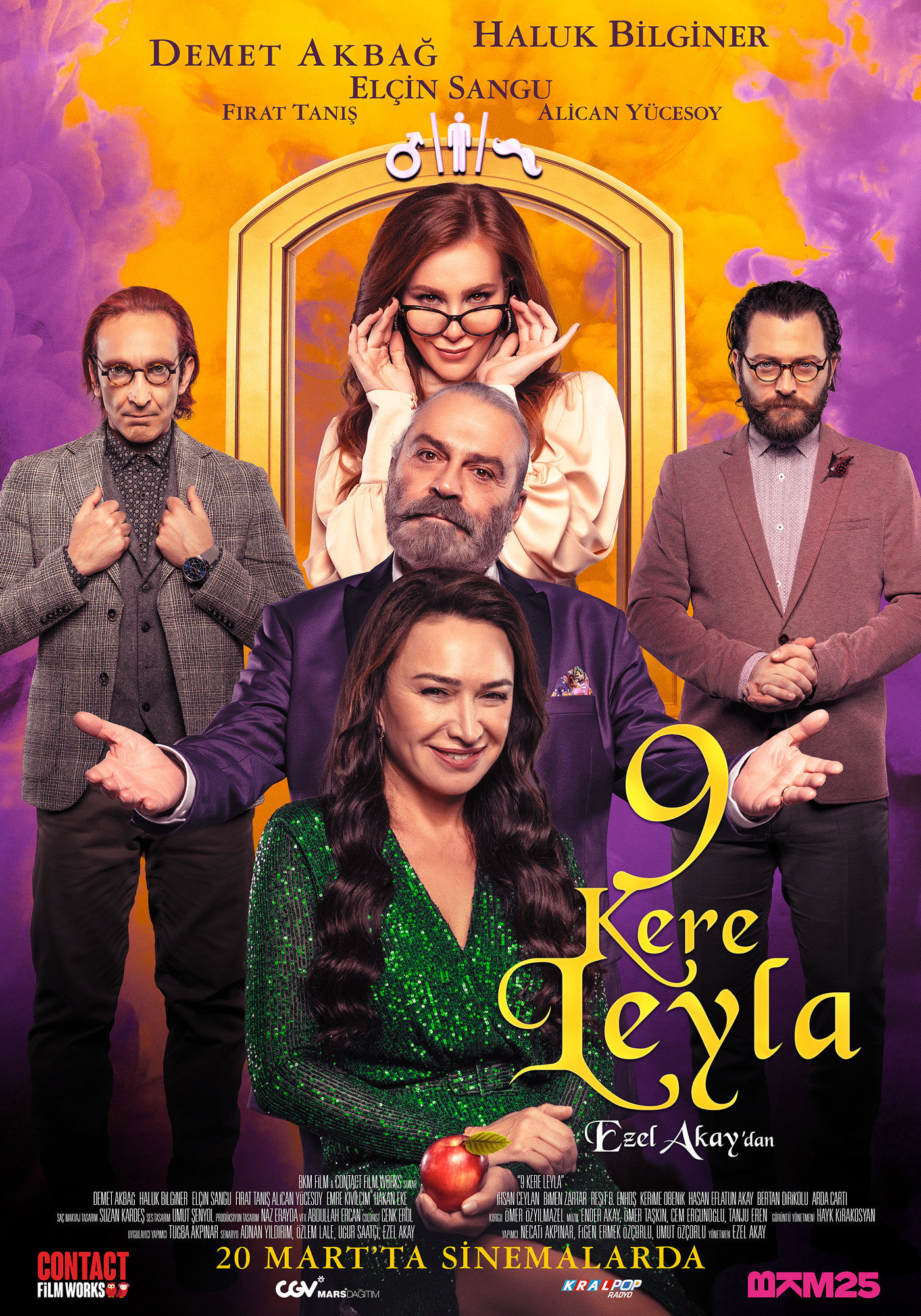 affiche du film Neuf vies comme Leyla