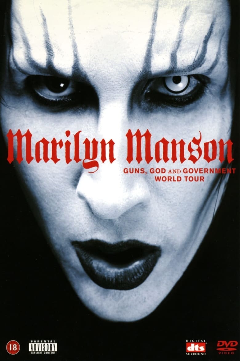 affiche du film Marilyn Manson : Guns, God And Governement