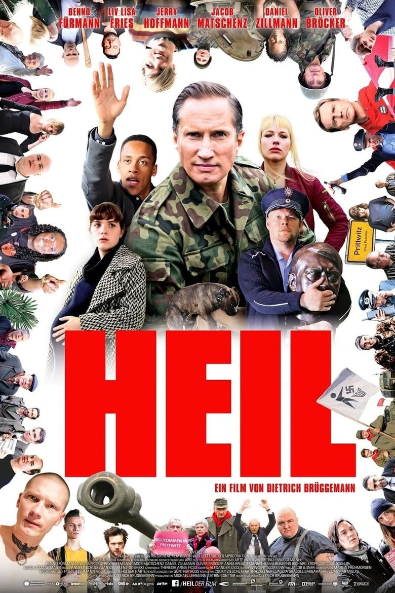 affiche du film Heil - Une farce néonazie