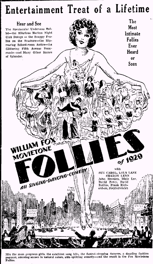 affiche du film Fox Movietone Follies of 1929