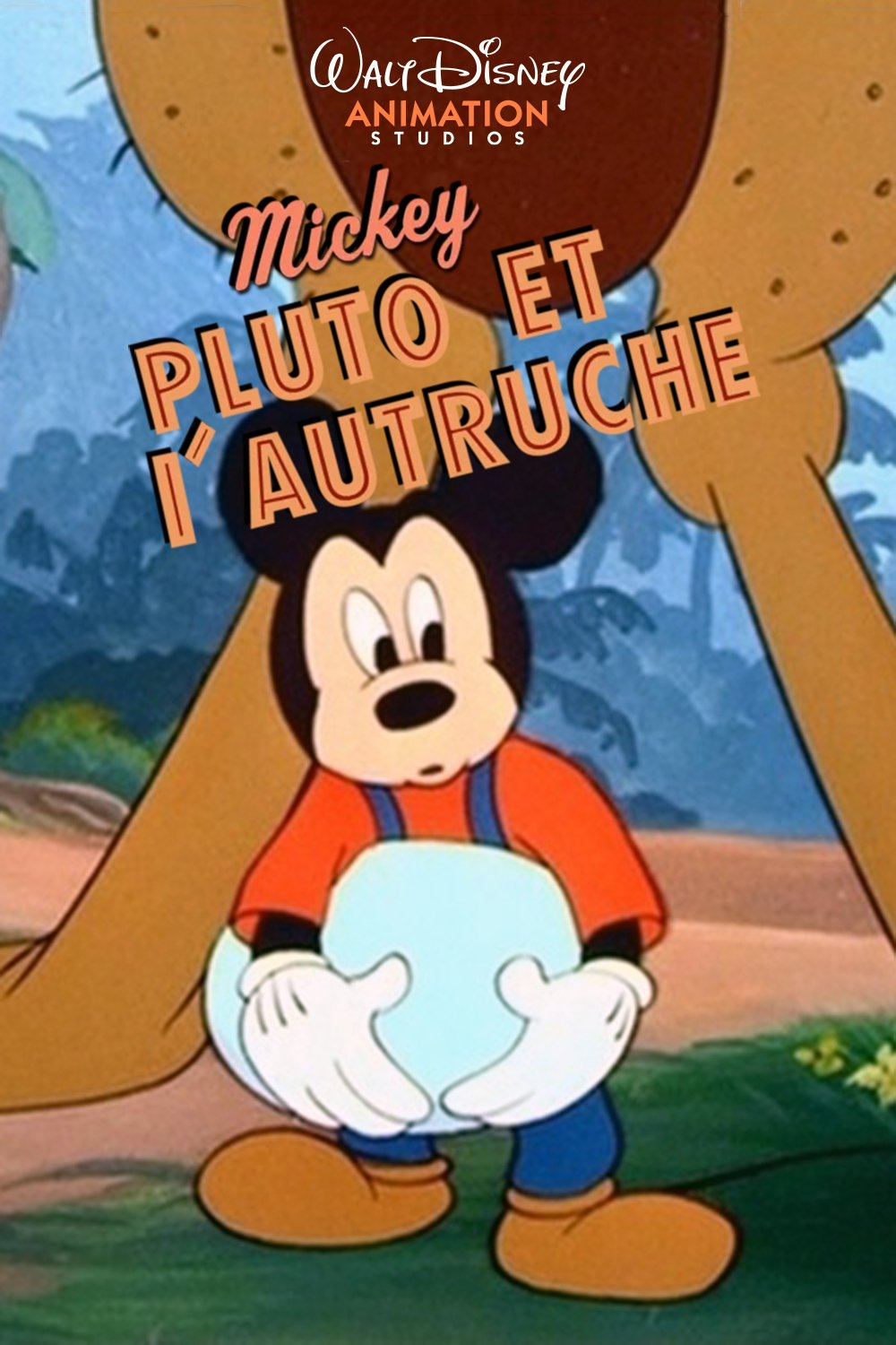 affiche du film Mickey, Pluto et l'Autruche