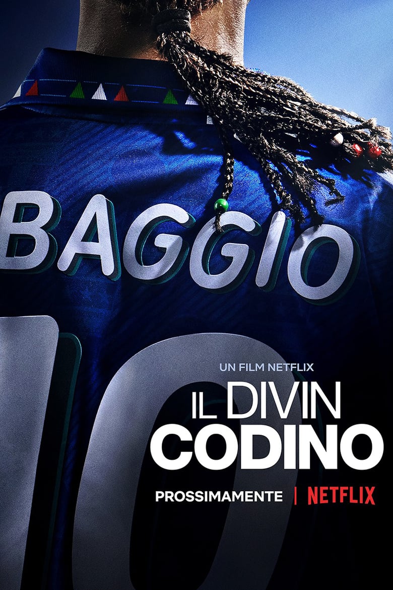 affiche du film Il Divin Codino : L'art du but par Roberto Baggio