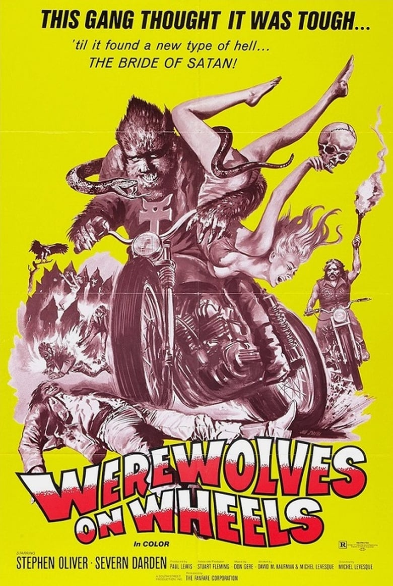 affiche du film Werewolves on Wheels