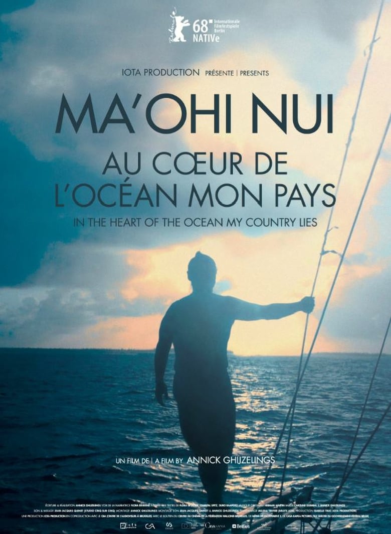 affiche du film Ma'ohi nui, au cœur de l'océan mon pays