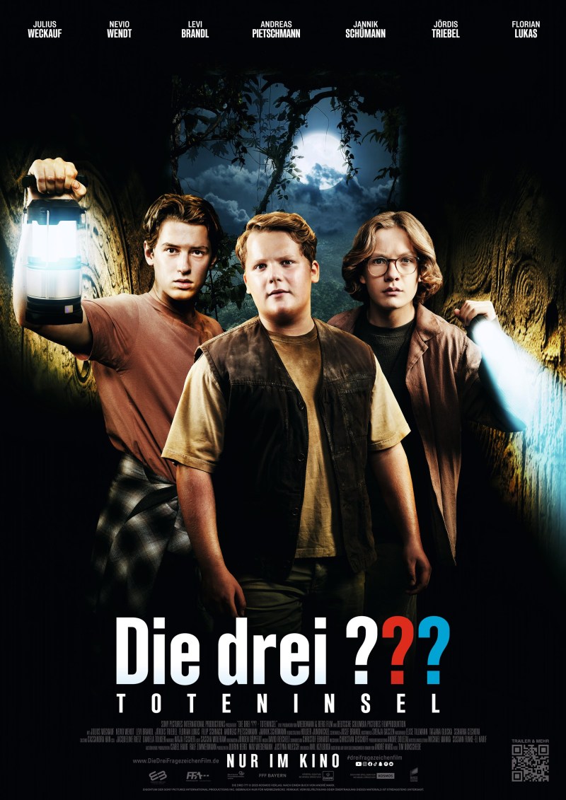 affiche du film Les Trois Jeunes Détectives : L'île des morts