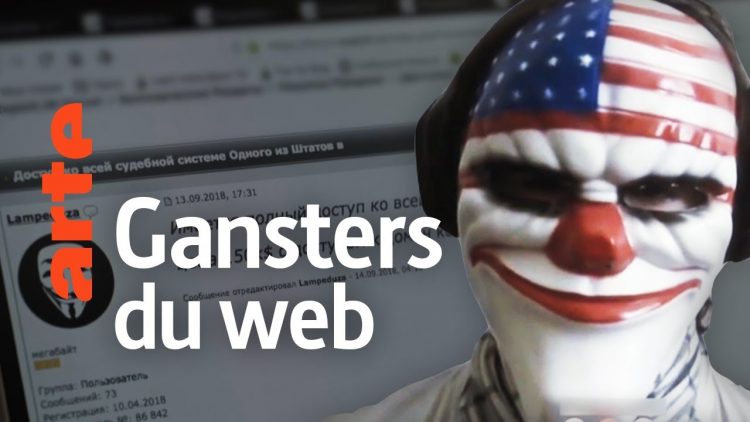 affiche du film Les hackers russes : nouveaux mercenaires d'une cyberguerre