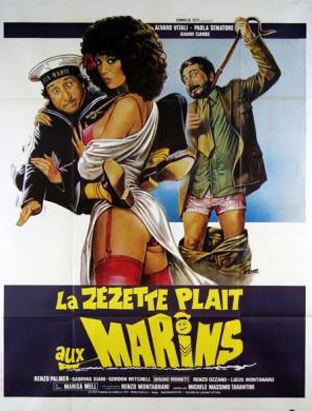 affiche du film La Zézette plaît aux marins