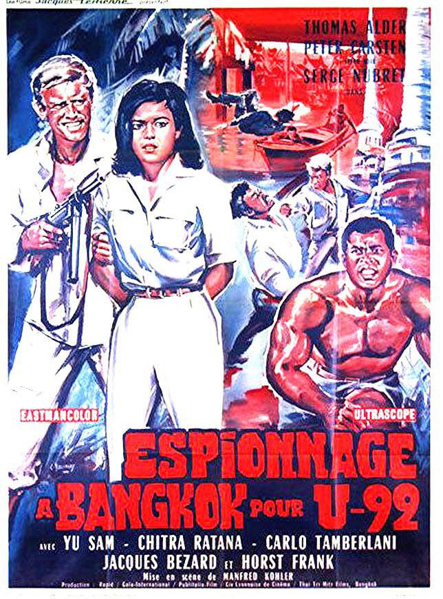 affiche du film Espionnage à Bangkok pour U-92