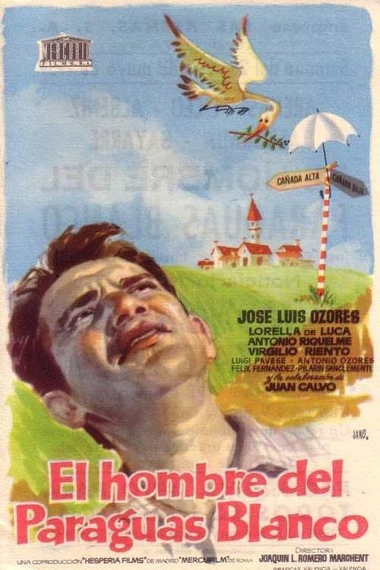 affiche du film El hombre del paraguas blanco