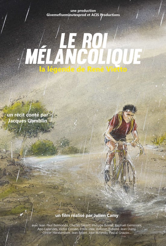 affiche du film Le Roi mélancolique, la légende de René Vietto
