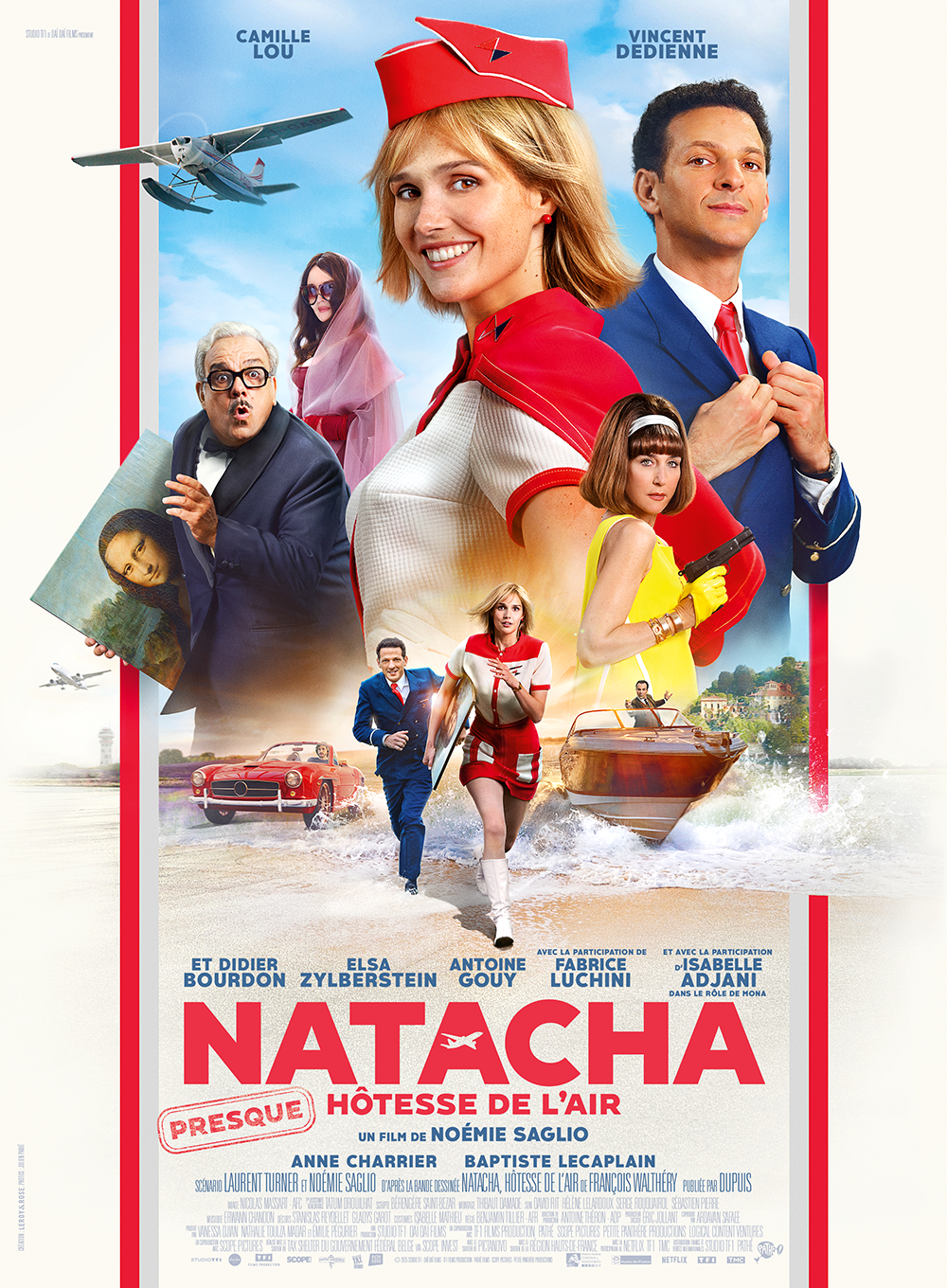 affiche du film Natacha (presque) hôtesse de l’air