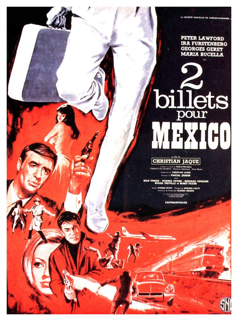 affiche du film Deux billets pour Mexico
