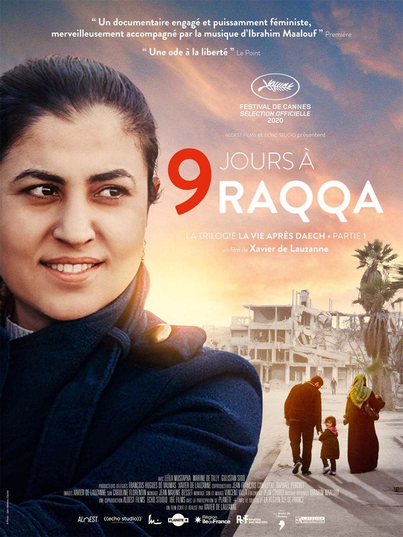 affiche du film 9 jours à Raqqa