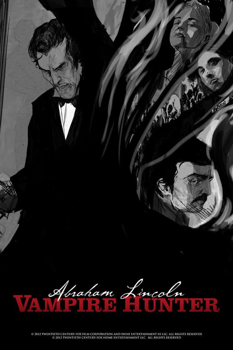 affiche du film Abraham Lincoln Vampire Hunter: The Great Calamity