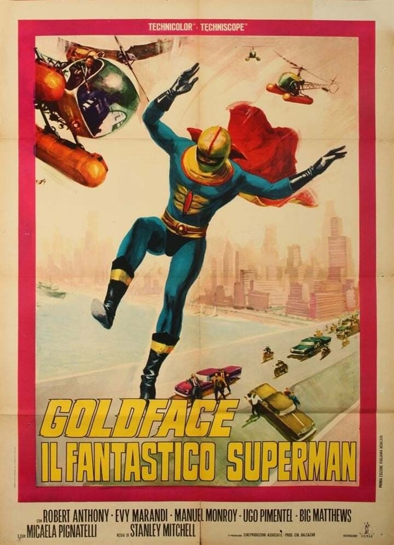 affiche du film Goldface il fantastico Superman
