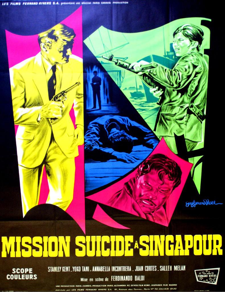 affiche du film Mission suicide à Singapour