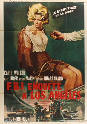 affiche du film F.B.I. enquête à Los Angeles