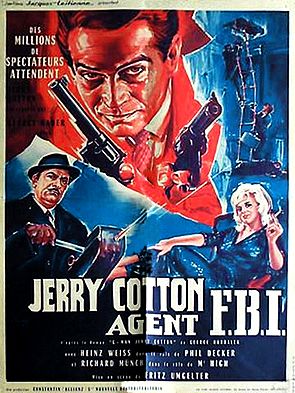 affiche du film Jerry Cotton agent FBI