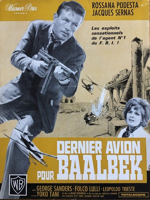 affiche du film Dernier avion pour Baalbeck