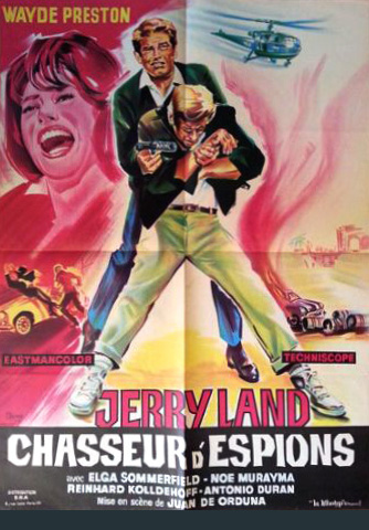 affiche du film Jerry Land, chasseur d'espions
