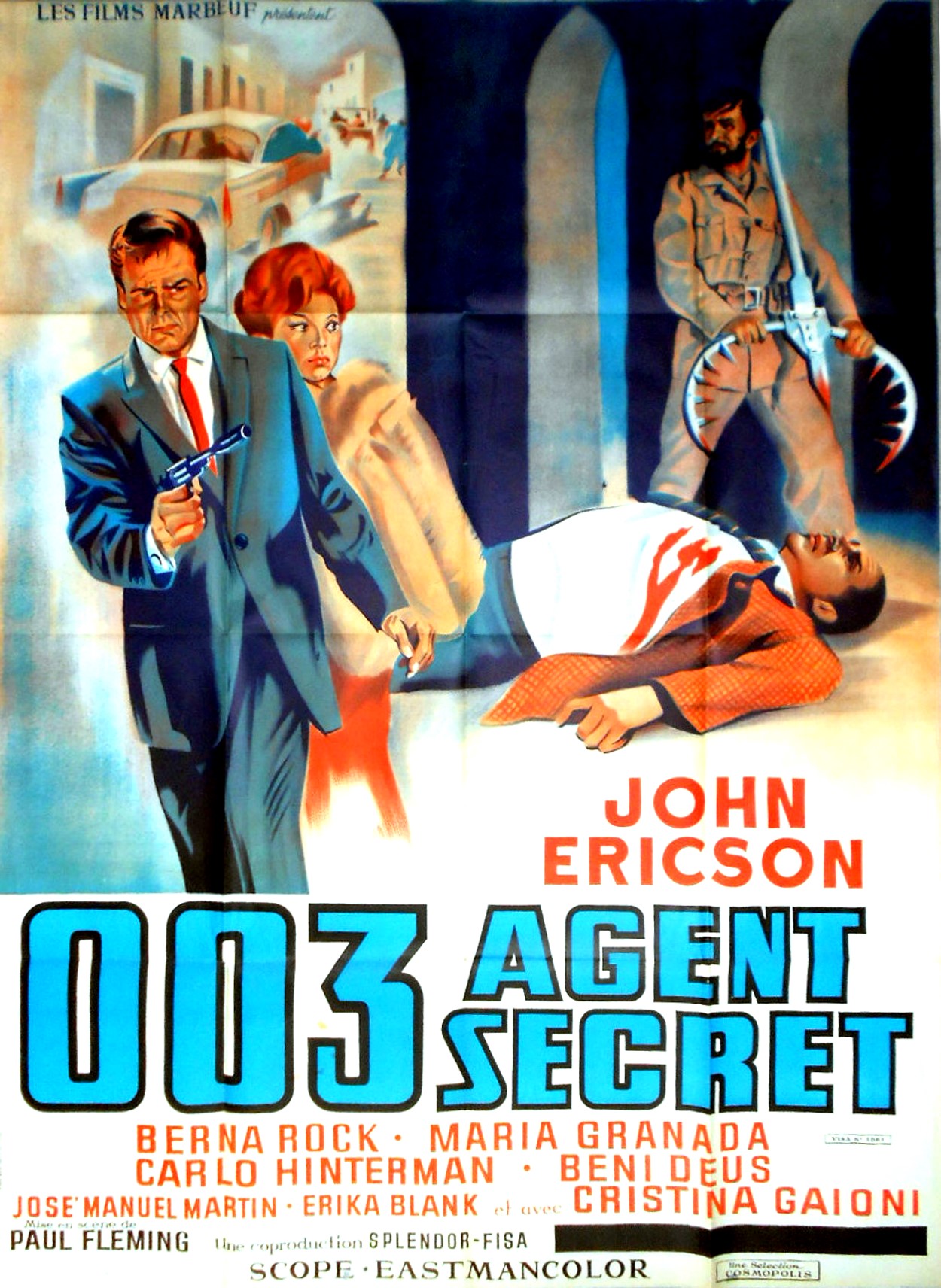 affiche du film 003 agent secret