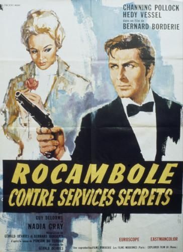 affiche du film Rocambole contre services secrets