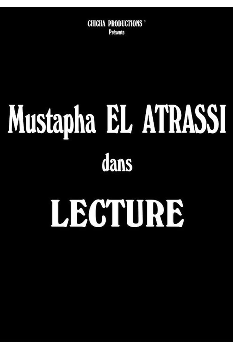 affiche du film Mustapha El Atrassi : #Lecture
