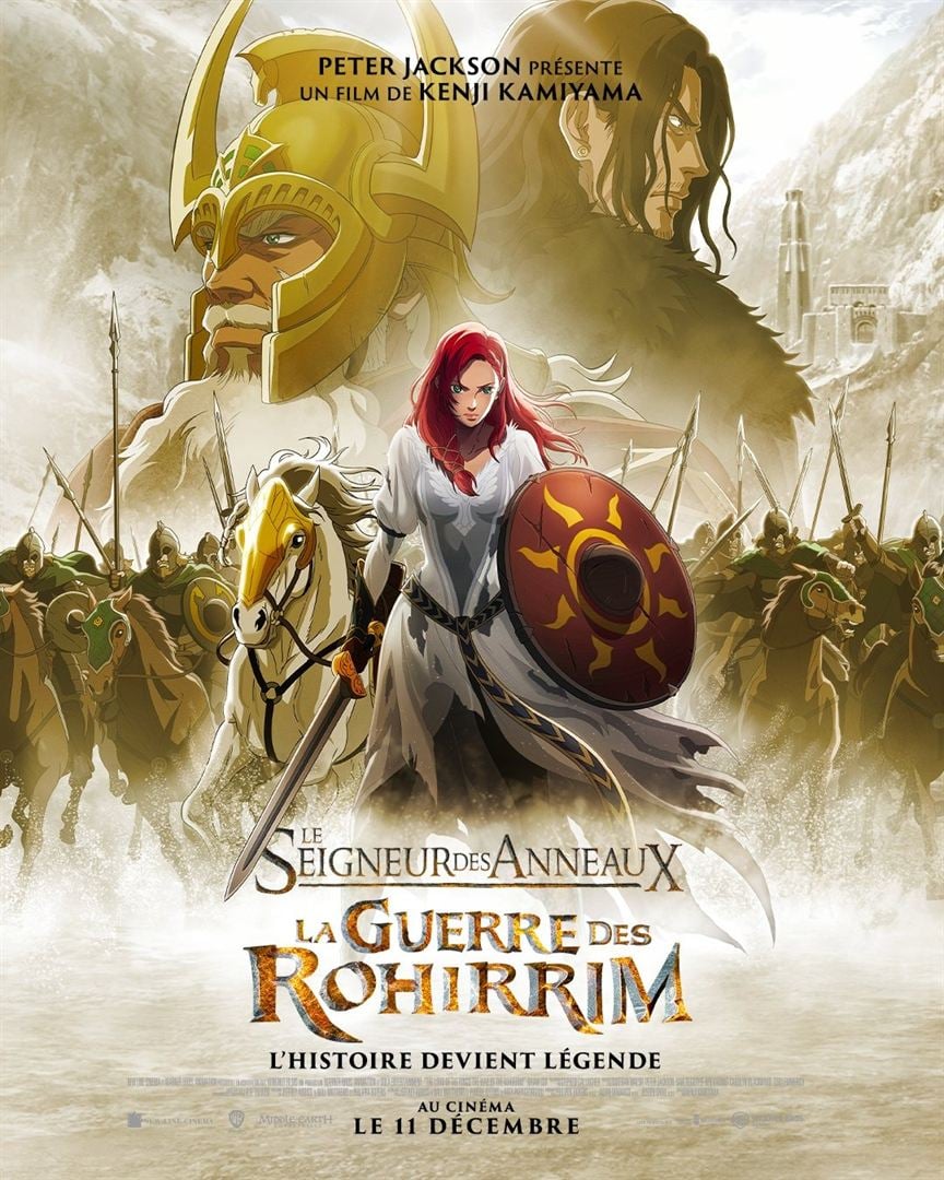 affiche du film Le Seigneur des Anneaux : La Guerre des Rohirrim