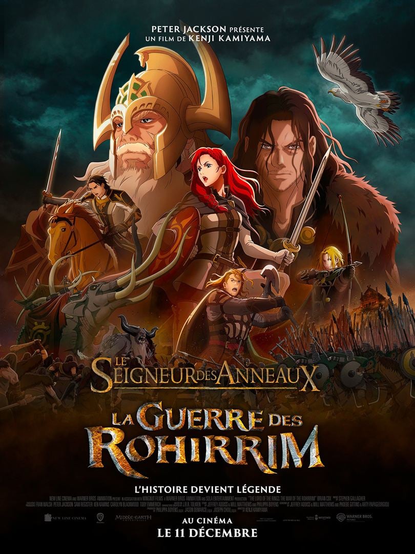 affiche du film Le Seigneur des Anneaux : La Guerre des Rohirrim