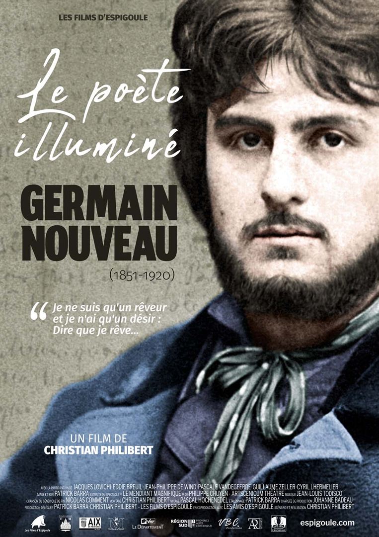 affiche du film Le poète illuminé, Germain Nouveau (1851-1920)
