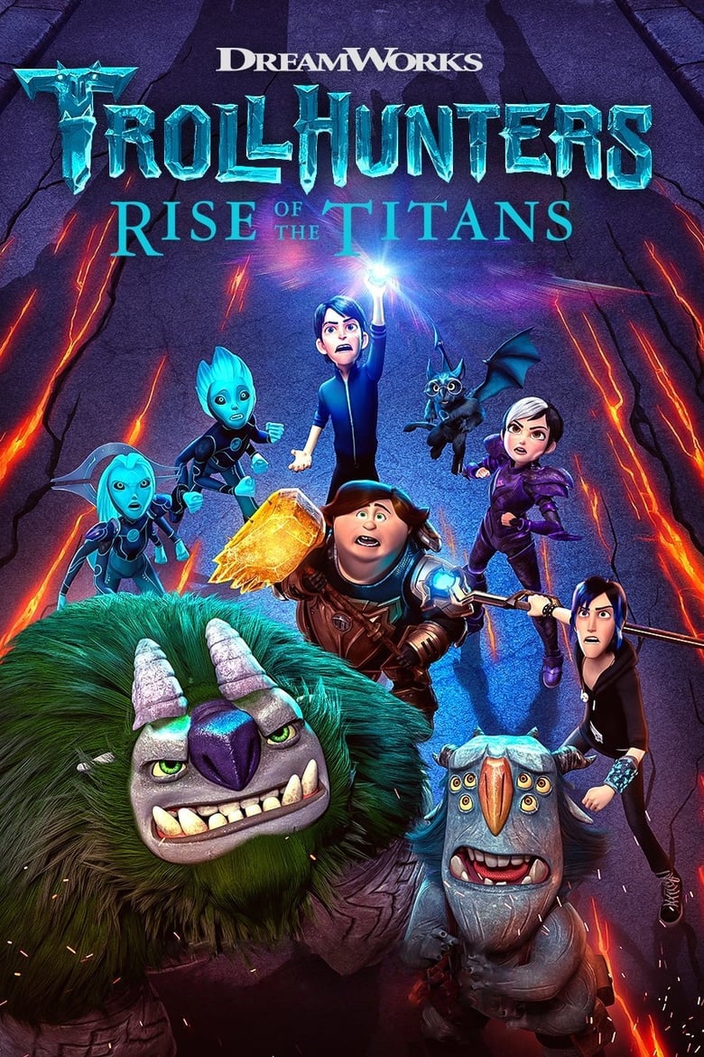 affiche du film Chasseurs de trolls : Le réveil des titans