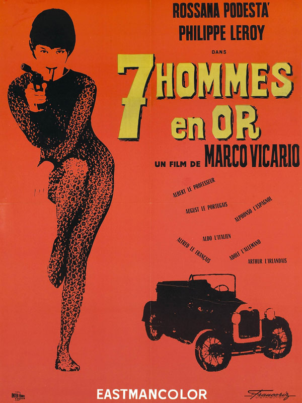 affiche du film 7 hommes en or