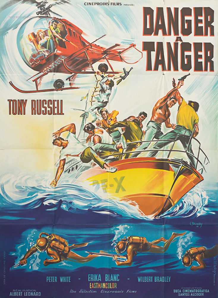 affiche du film Danger à Tanger