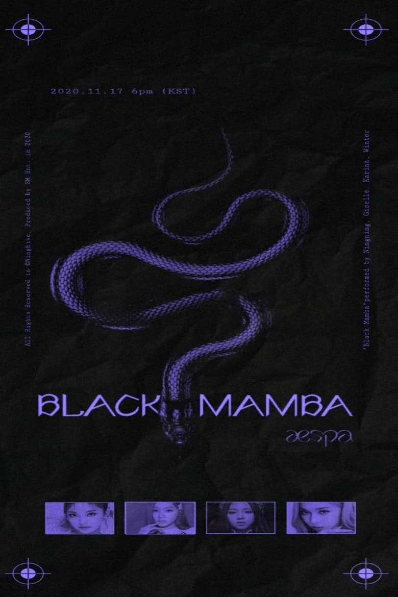 affiche du film aespa: Black Mamba