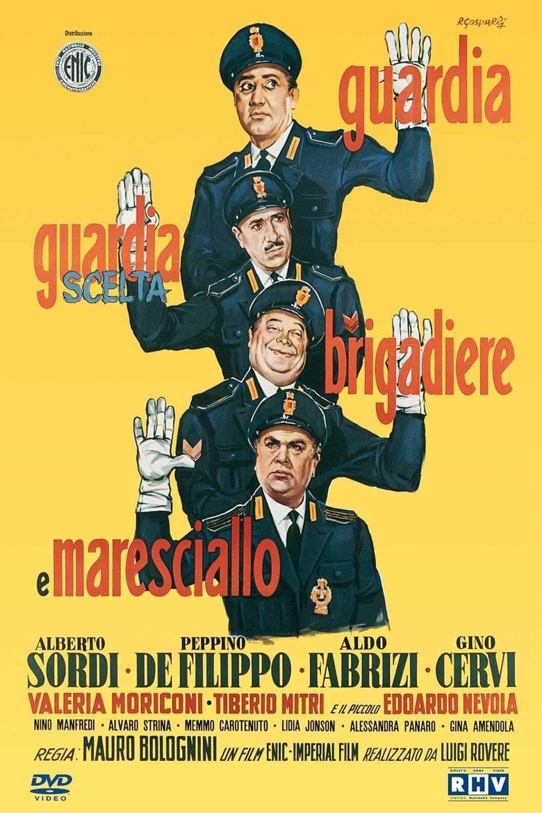 affiche du film Guardia, Guardia Scelta, Brigadiere e Maresciallo