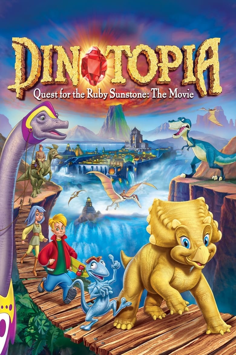 affiche du film Dinotopia: à la recherche de la pierre solaire