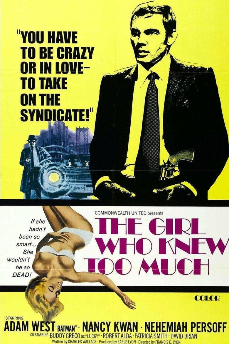 affiche du film The Girl Who Knew Too Much