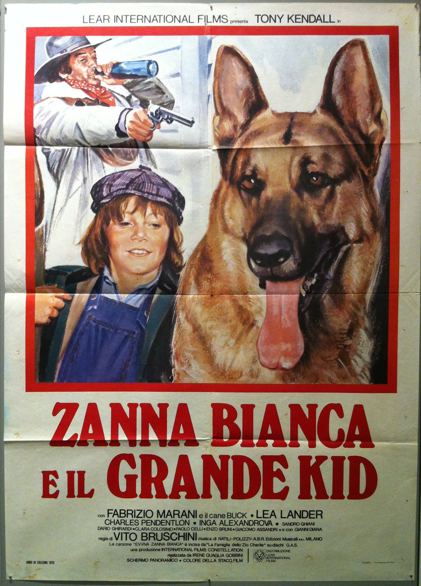 affiche du film Zanna Bianca e il grande Kid