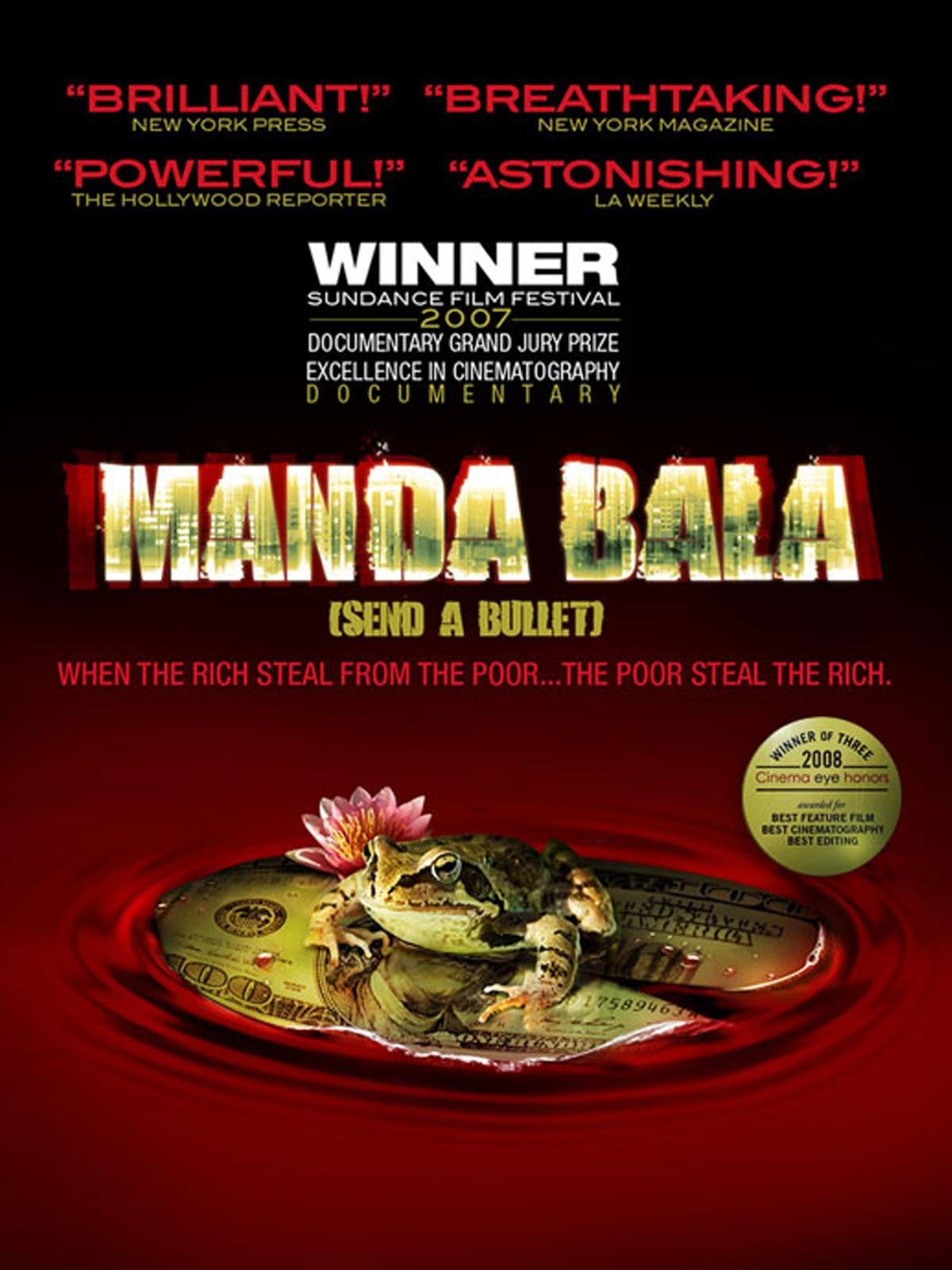 affiche du film Manda Bala (Send a Bullet)