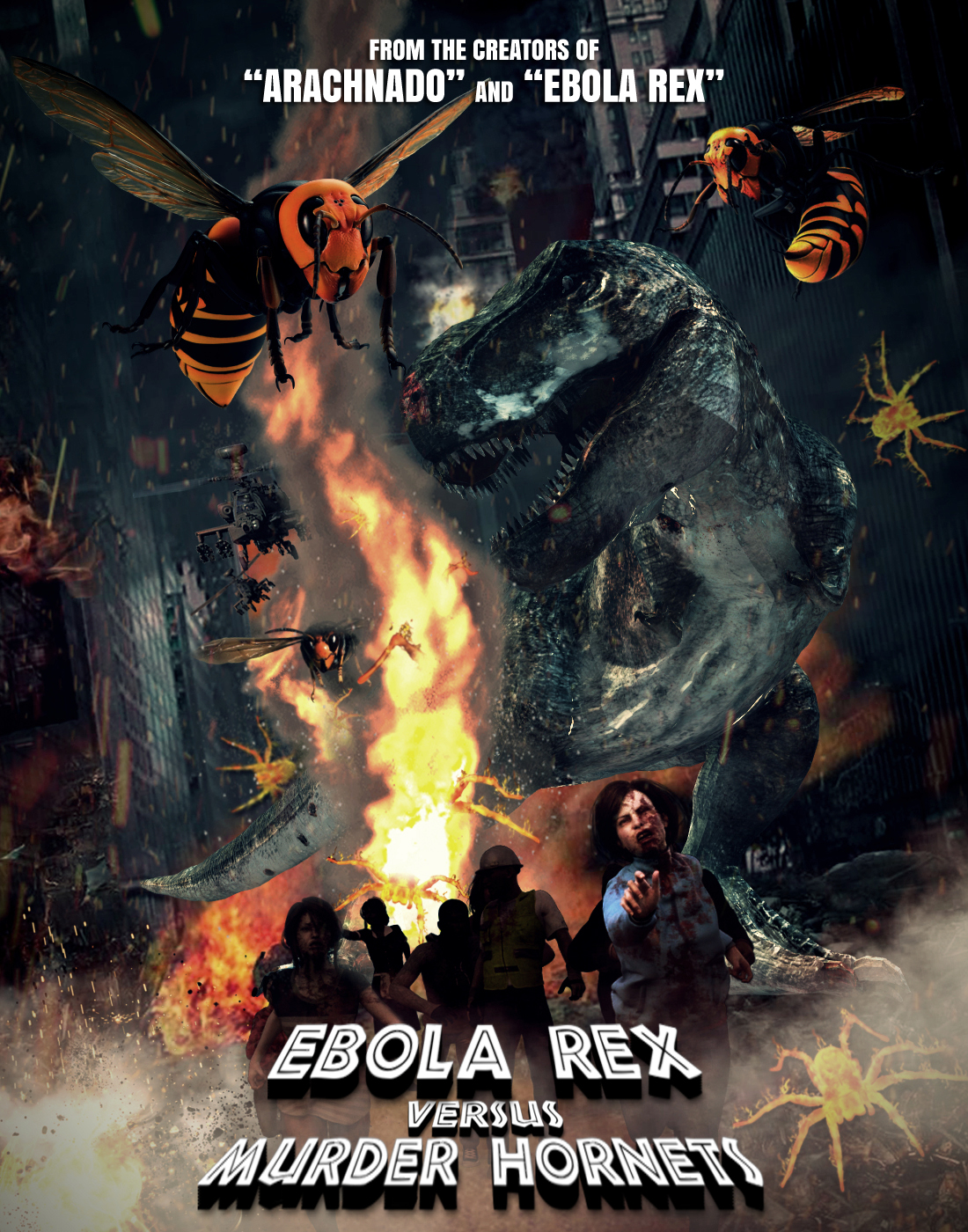 affiche du film Ebola Rex Versus Murder Hornets